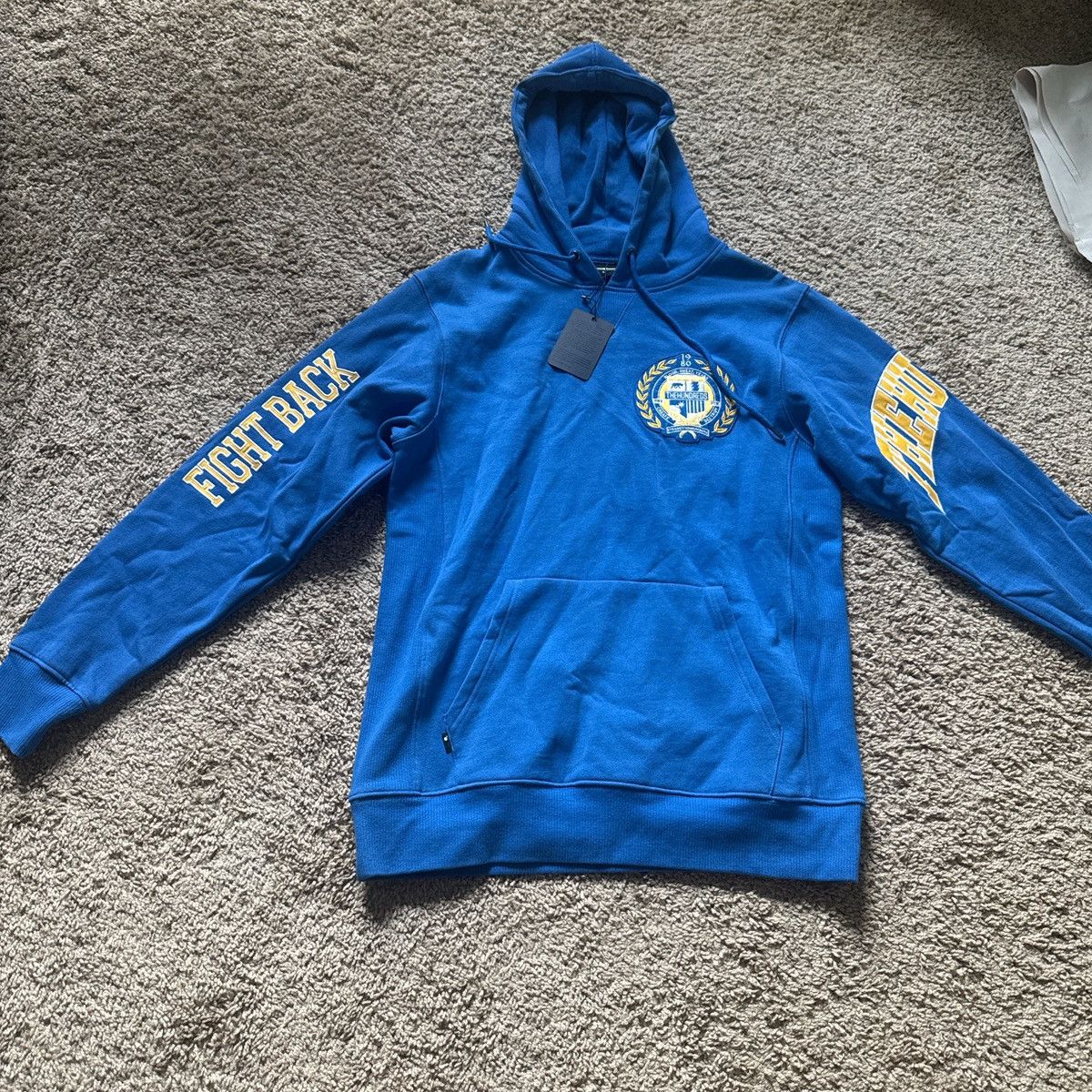The Hundreds The hundreds Blue and gold Fight Back hoodie Size US L / EU 52-54 / 3 - 1 Thumbnail