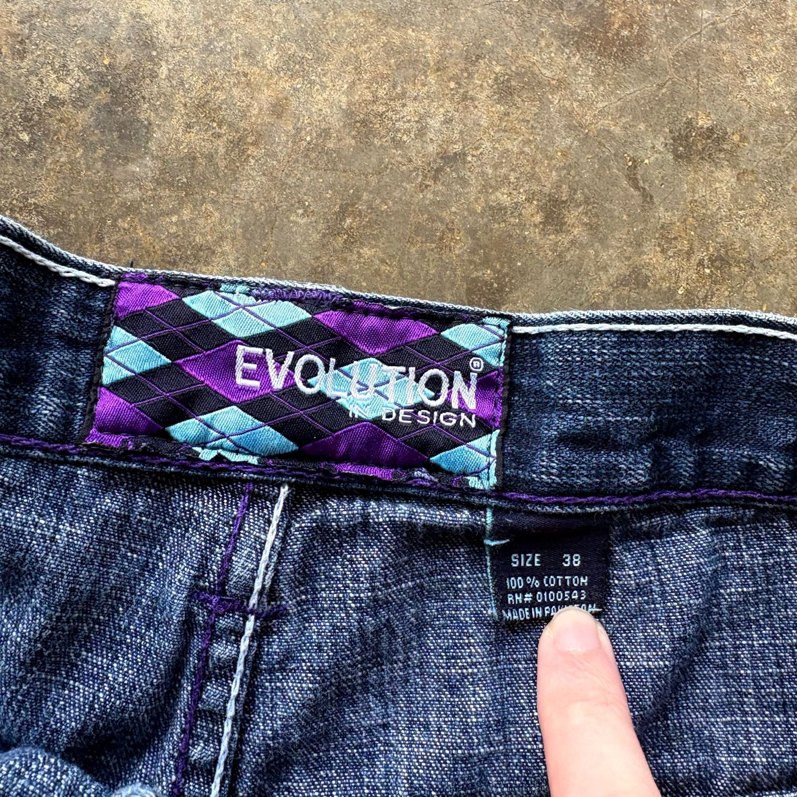 Southpole Vintage Southpole Style Baggy Evolution Denim Jorts Size US 38 / EU 54 - 4 Thumbnail