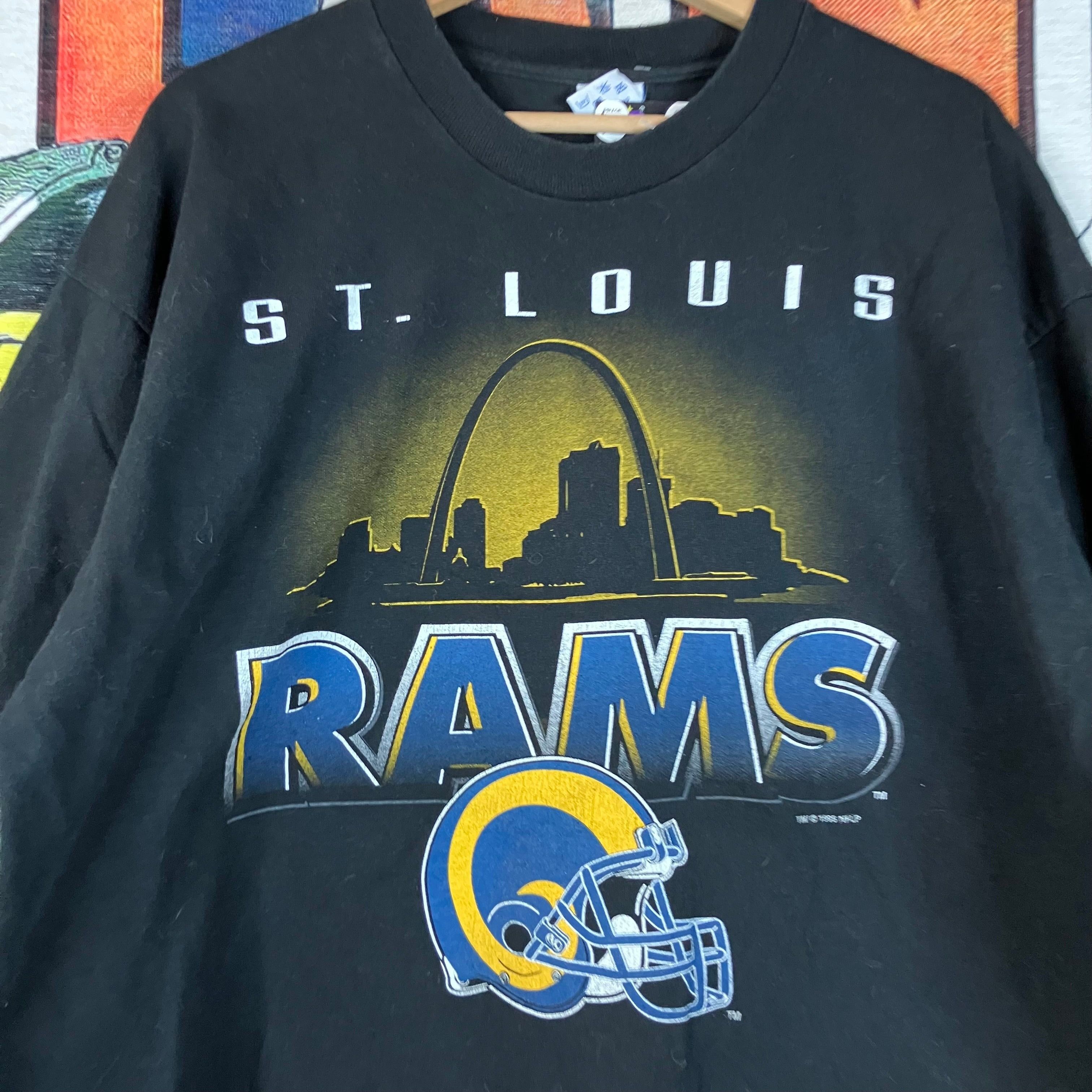 NFL × Vintage Vintage 90s Salem NFL St. Louis Rams Graphic Tee Size XL Size US XL / EU 56 / 4 - 5 Thumbnail