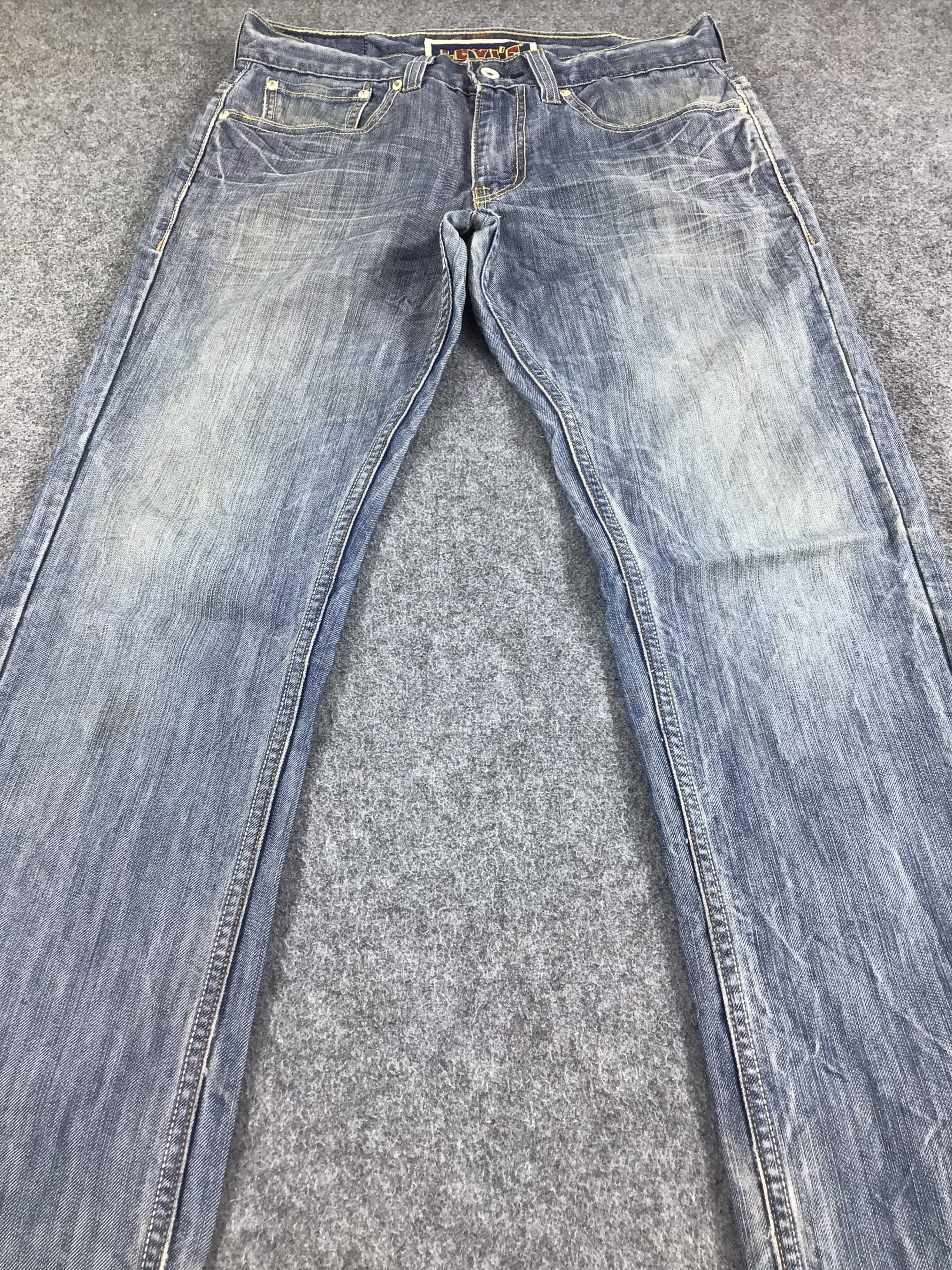 Levi's Vintage Levis 511 Jeans Faded Blue Skinny Jeans KJ248 Size US 31 - 3 Thumbnail