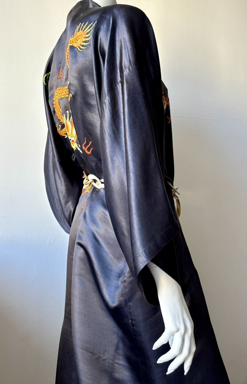 Other Silk chinese kimono dress hand embroidery vintage Size M / US 6-8 / IT 42-44 - 9 Thumbnail