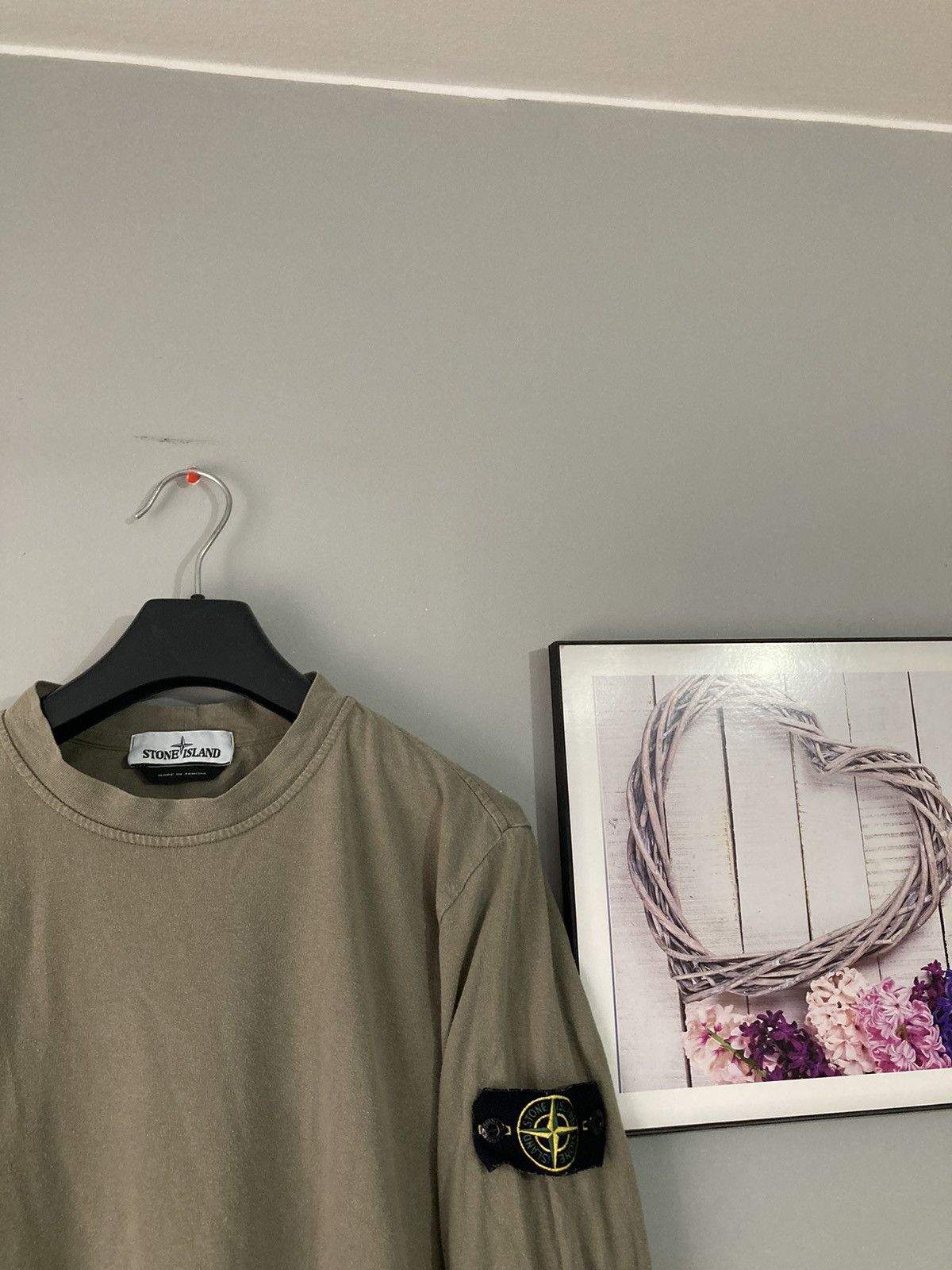 Stone Island Stone island khaki longsleve t-shirt M y2k uk drill drip Size US M / EU 48-50 / 2 - 3 Thumbnail