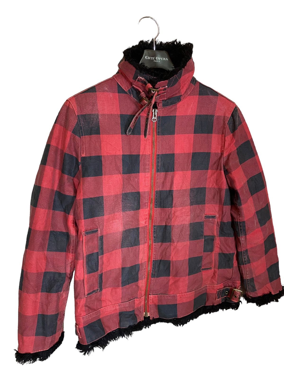 If Six Was Nine × Japanese Brand × Seditionaries ‼️MARLAND TARTAN JACKET INSIDE FUR LGB DESIGN‼️ Size US M / EU 48-50 / 2 - 6 Thumbnail