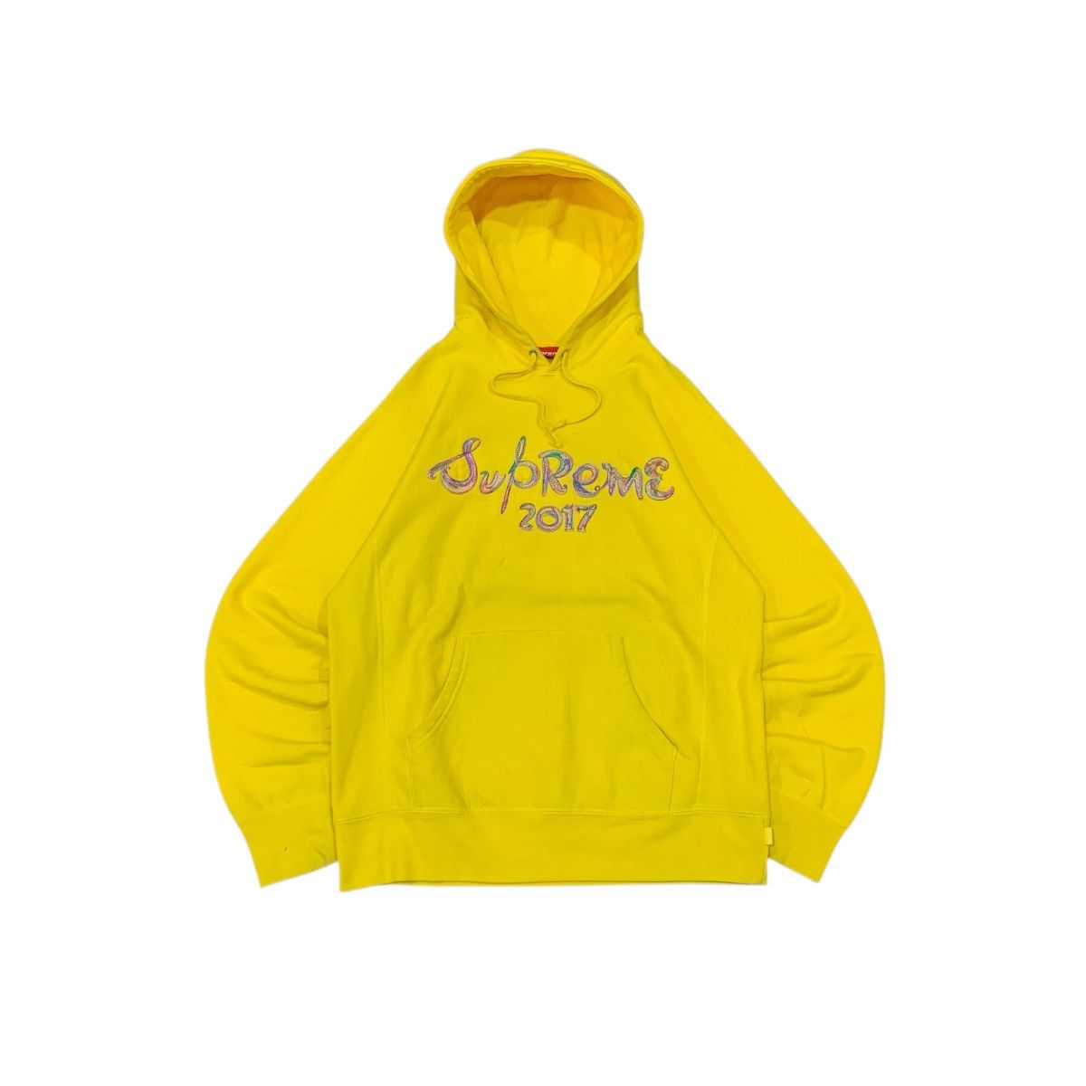Supreme SUPREME BRUSH LOGO HOODIE Size US M / EU 48-50 / 2 - 1 Thumbnail