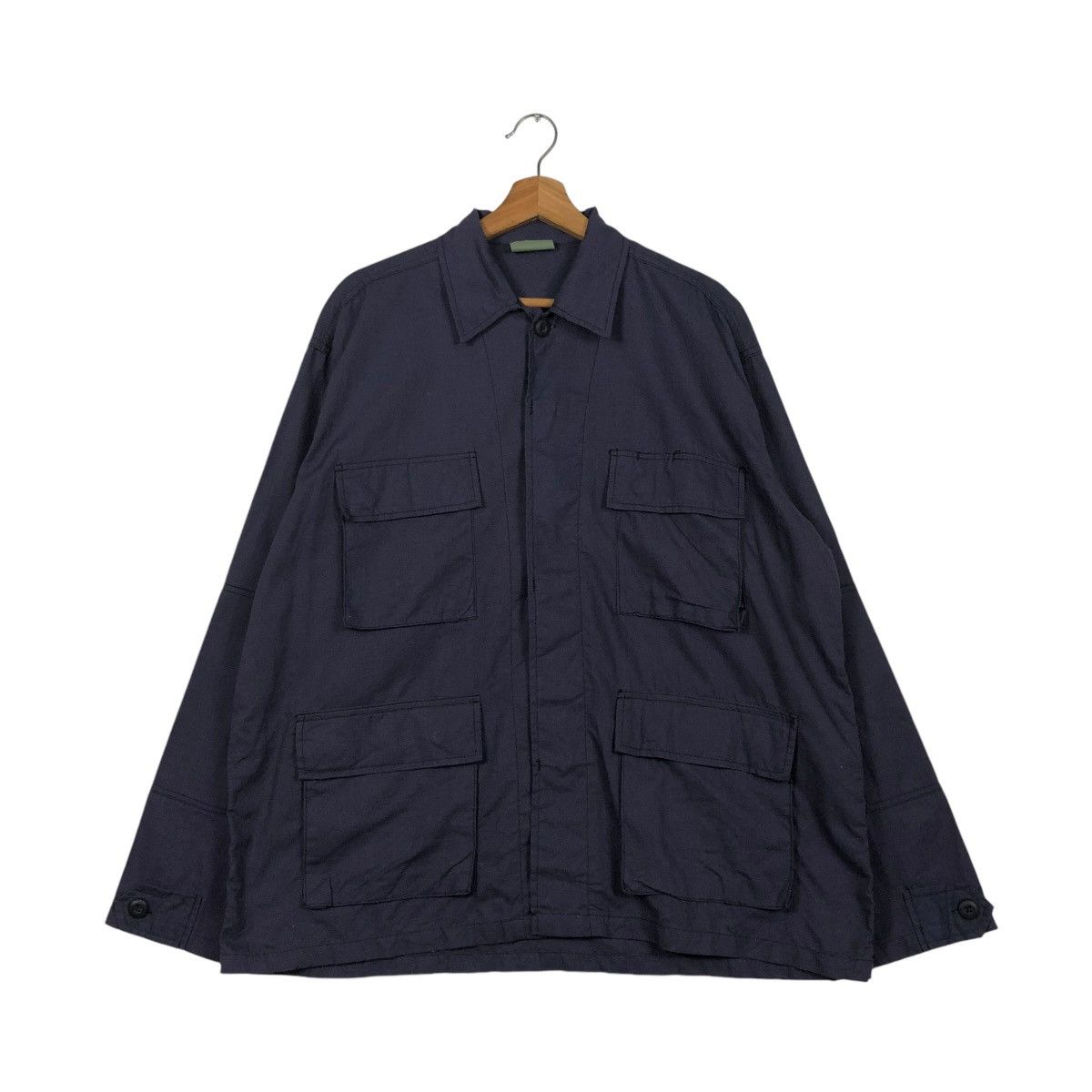 Japanese Brand 🔥VINTAGE CHORE WORKER MILITARY JACKET MULTI POCKET Size US M / EU 48-50 / 2 - 3 Thumbnail