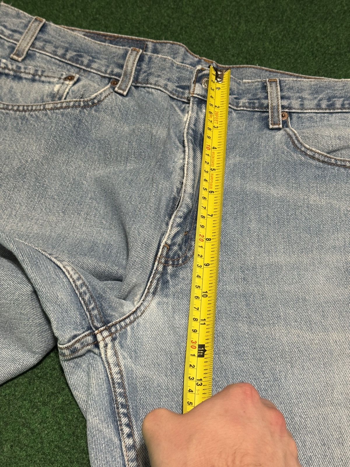 Levi's Vintage Clothing Levis 550 Relaxed Fit Light Wash 38x36 Wide Leg Y2K Jeans Size US 38 / EU 54 - 12 Thumbnail