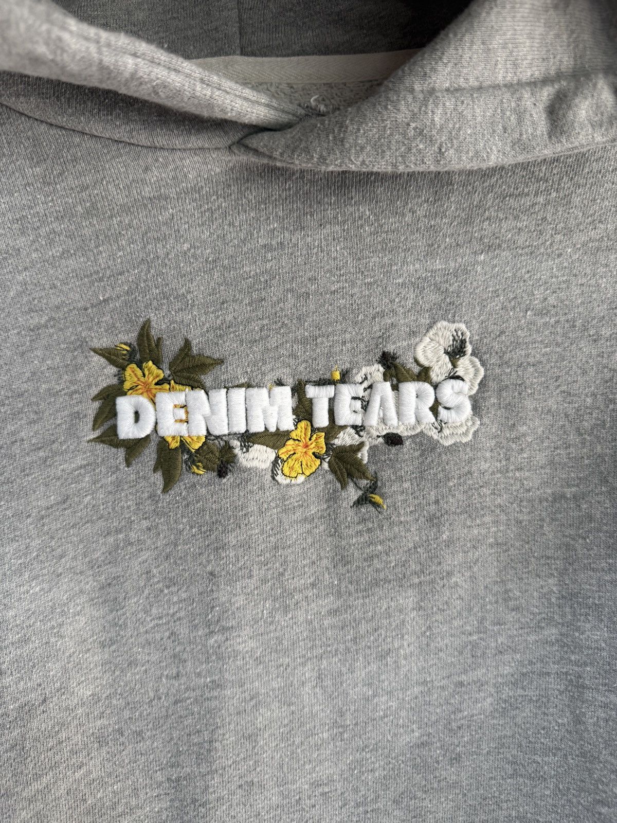 DENIM TEARS Denim Tear Grey Hoodie Size US L / EU 52-54 / 3 - 5 Thumbnail