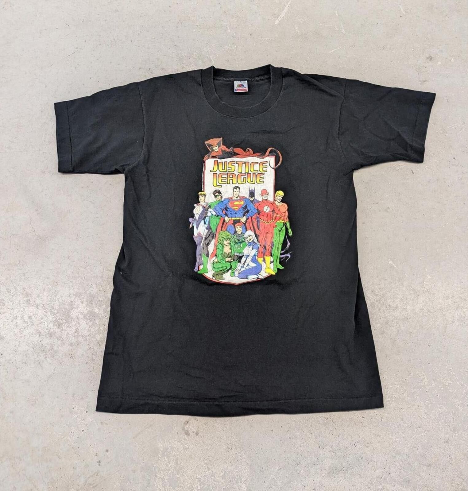 DC Comics Vintage 1992 Justice League DC Comics Made in USA T-shirt Size US L / EU 52-54 / 3 - 1 Thumbnail