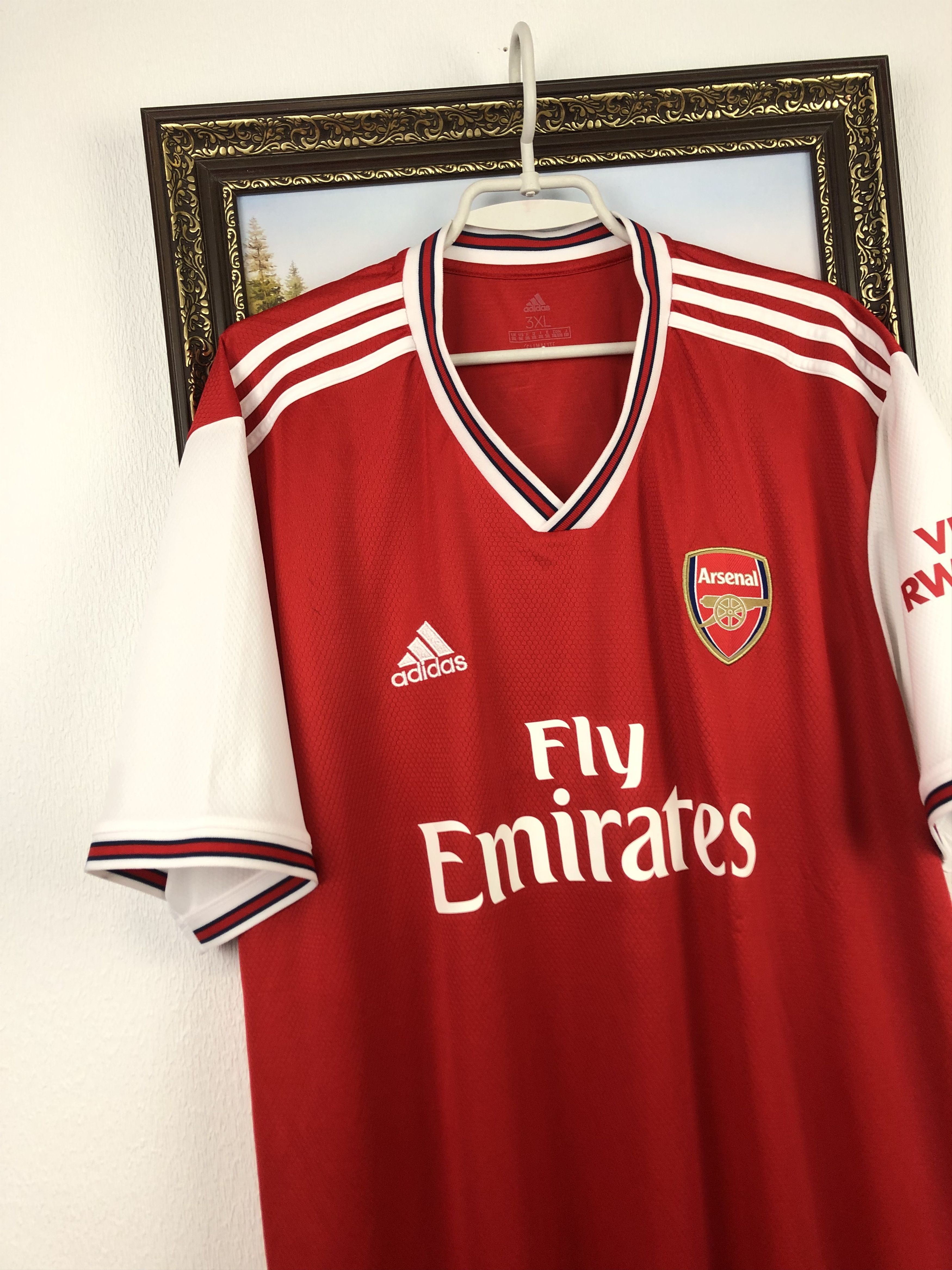Adidas Arsenal football shirt 2019 #9 Lacazette Jersey Tee Hype Size US XXL / EU 58 / 5 - 6 Thumbnail