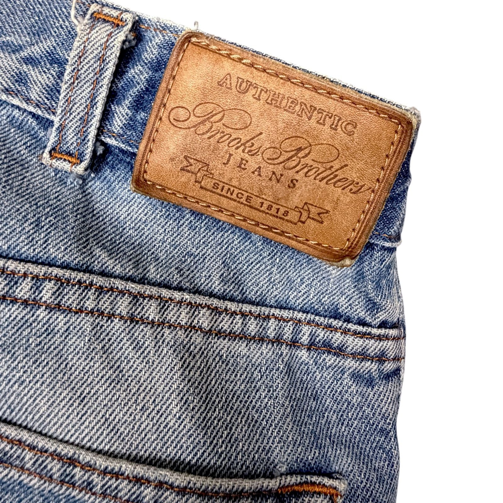 Brooks Brothers Vintage 90s Brooks Brothers Mens Relaxed Fit Dad Jeans 32x30 Size US 32 / EU 48 - 7 Thumbnail