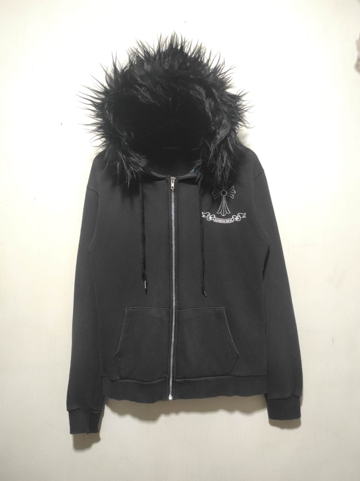 Japanese Brand Psyche Delic Cross zip fur hoodie ifsix LGB style Size US M / EU 48-50 / 2 - 3 Thumbnail