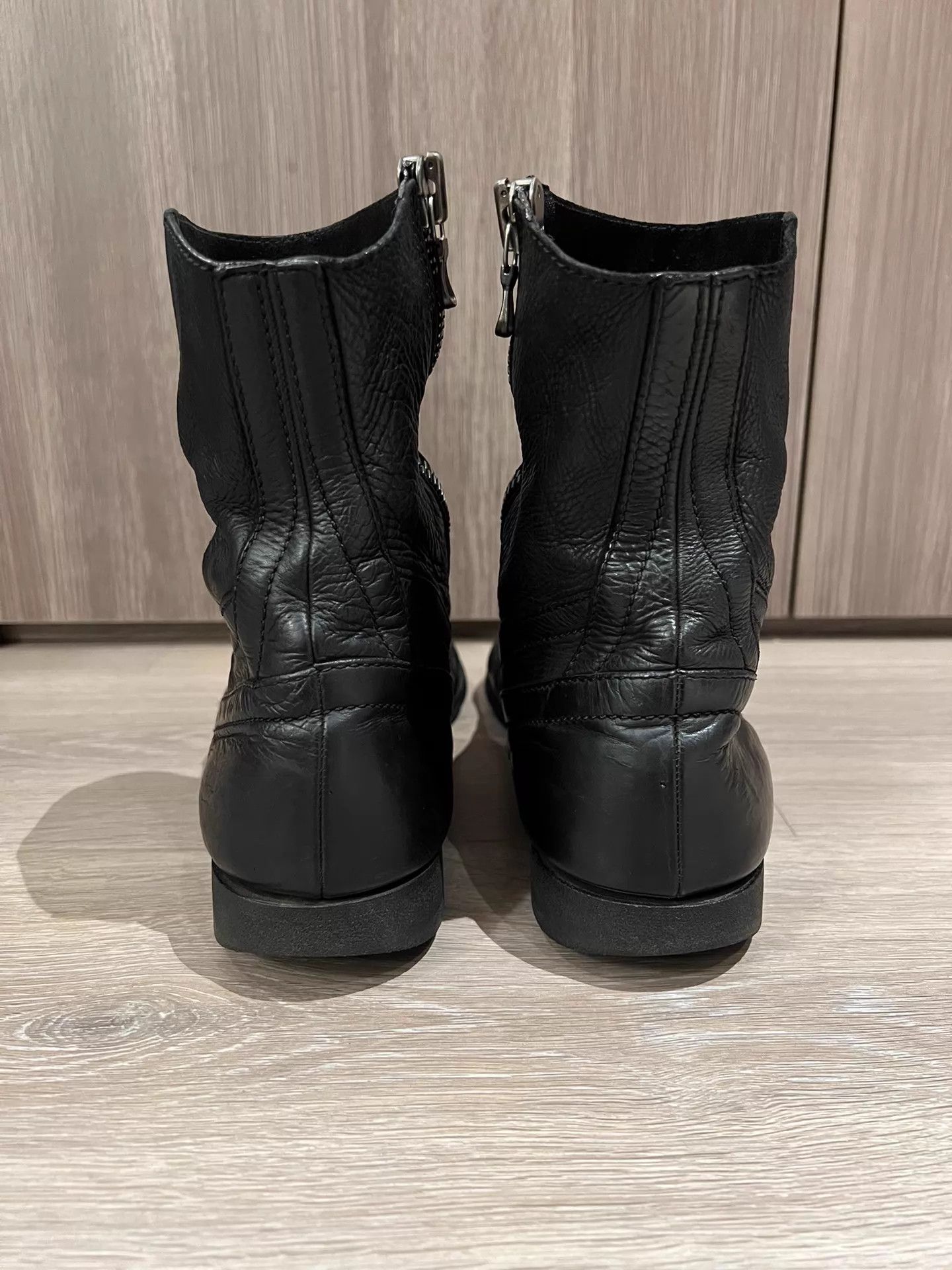 Julius MA_JULIUS High Top Calfskin Zipper Boot Thin Sole Vintage Size US 10 / EU 43 - 8 Thumbnail