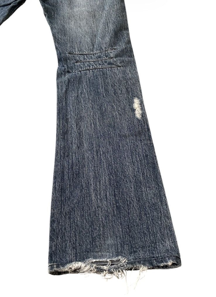 Isamu Katayama Backlash Vintage Disterssed Leather Patch Denim Size US 32 / EU 48 - 10 Thumbnail