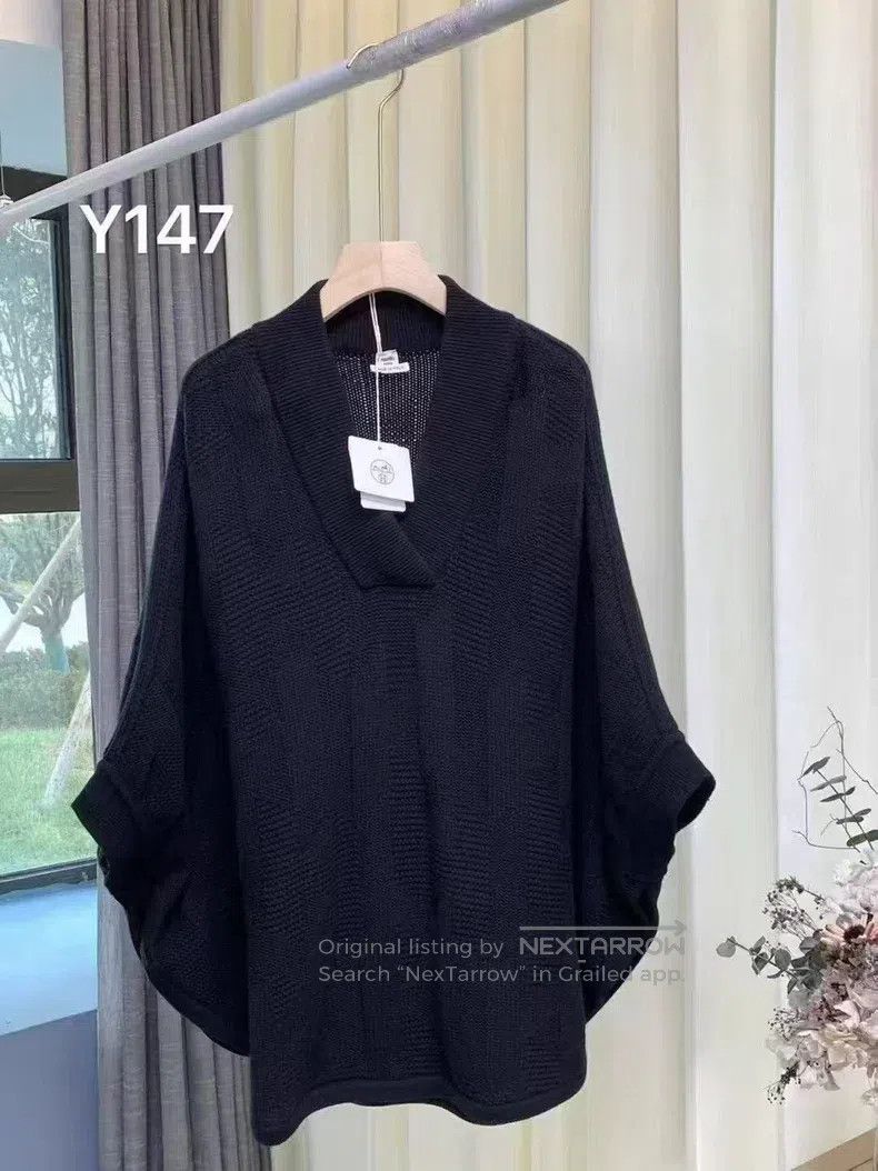 Hermes Hermes New style hooded sweater poncho Size XXS / US 00 / IT 34 - 6 Thumbnail