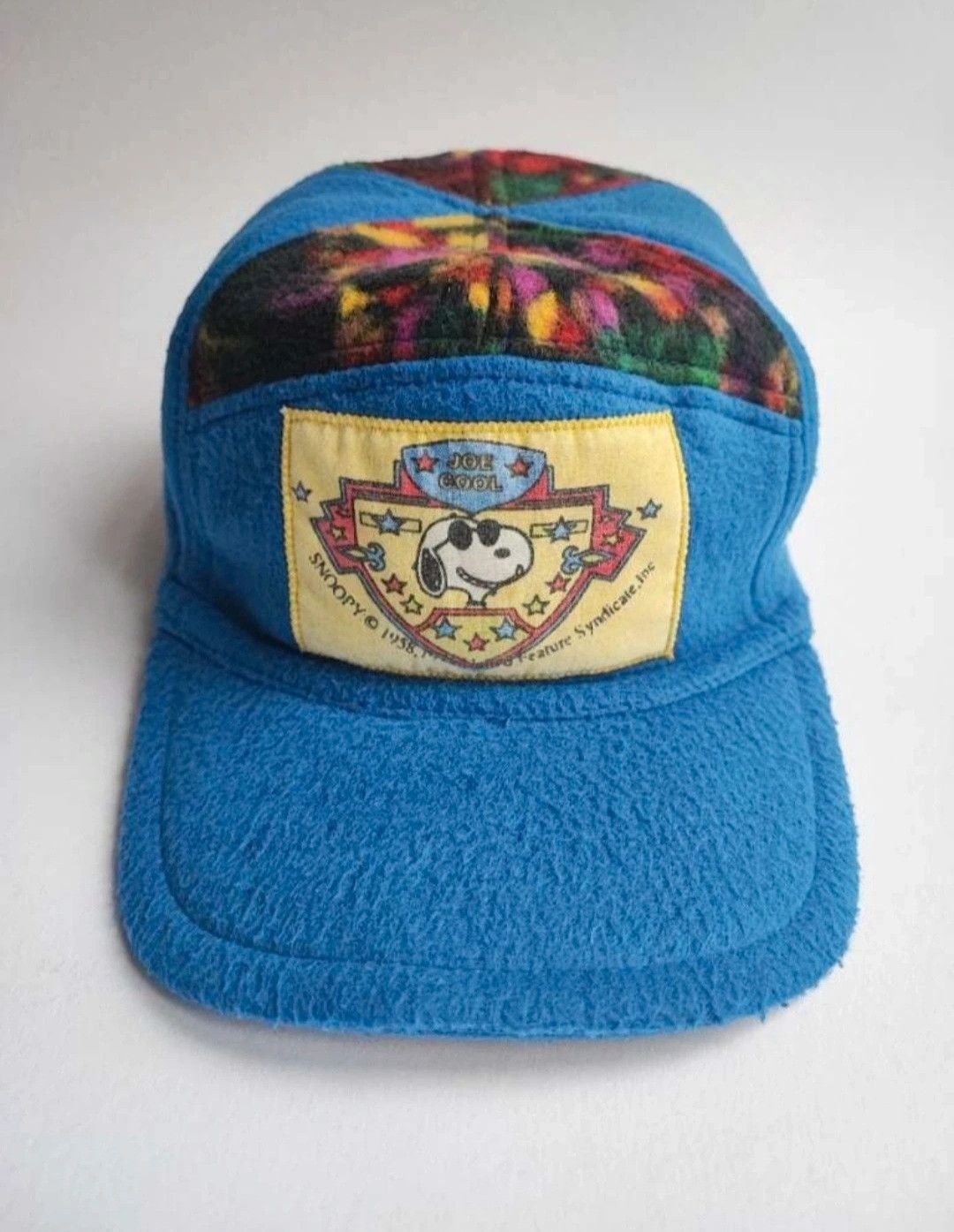 Vintage 1971 Snoopy fleece cap Size ONE SIZE - 2 Thumbnail