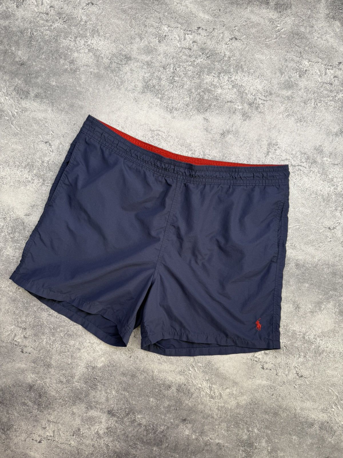 Polo Ralph Lauren Vintage Polo Ralph Lauren Nylon Swimming Shorts Y2K Size US 34 / EU 50 - 2 Thumbnail