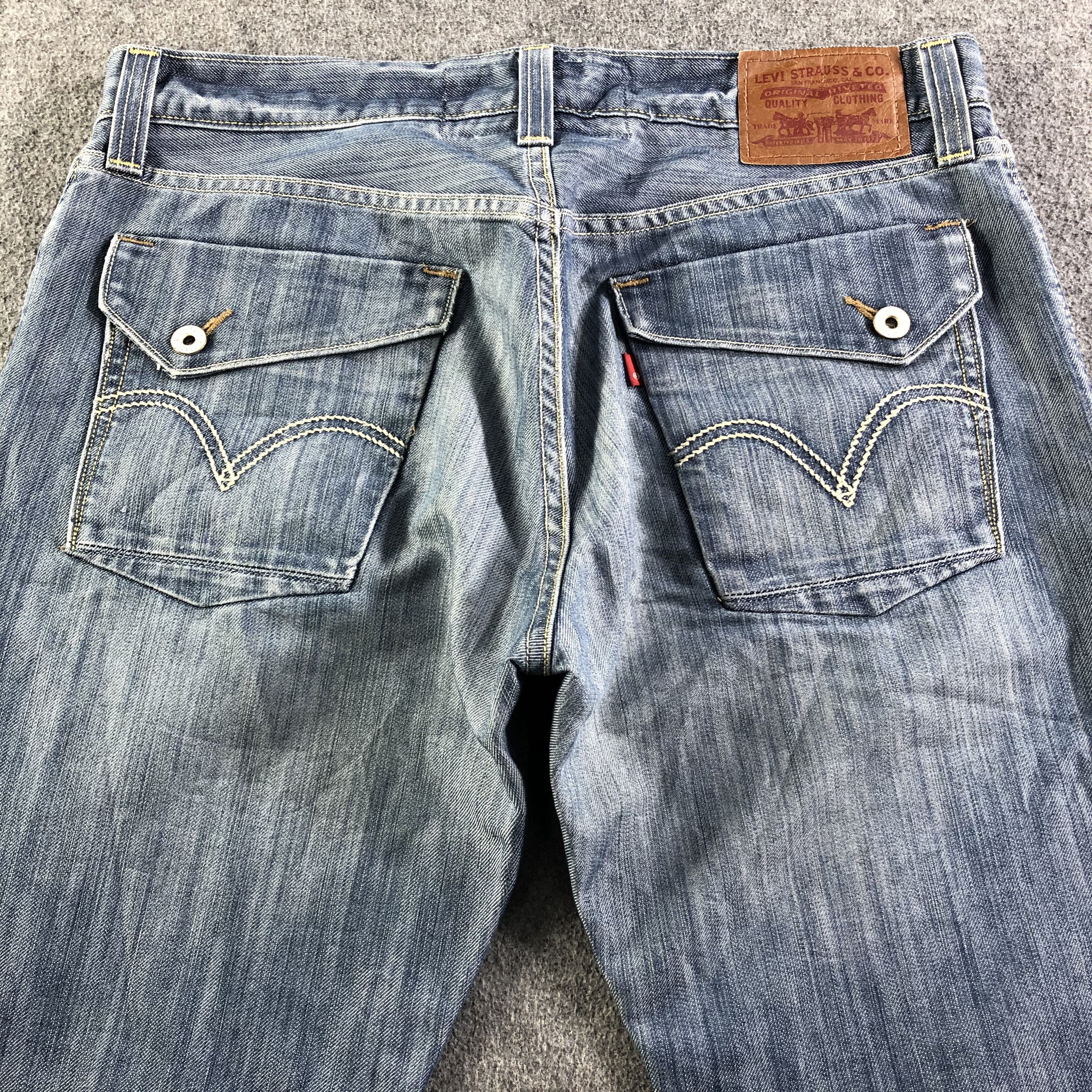 Levi's Vintage Blue Wash Levis 527 Jeans-J3509 Size US 36 / EU 52 - 4 Thumbnail