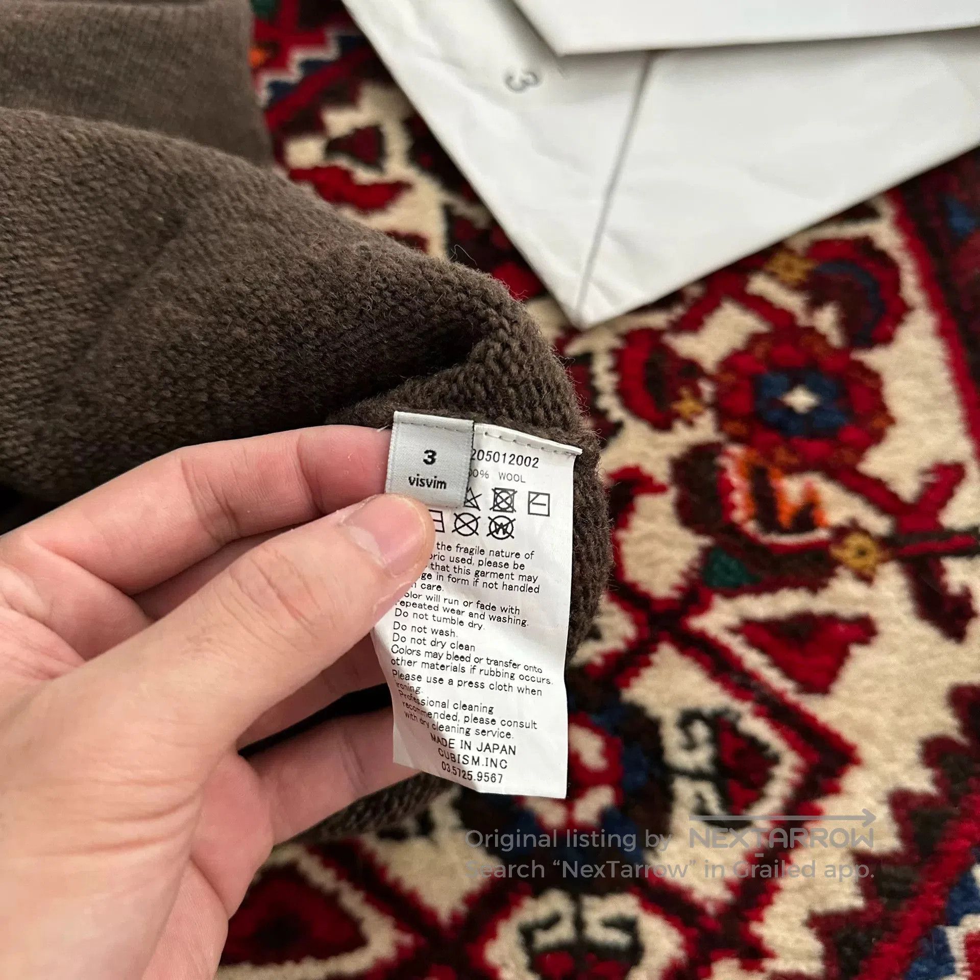 Visvim visvim college mud dyed wool sweater. Size US M / EU 48-50 / 2 - 8 Thumbnail