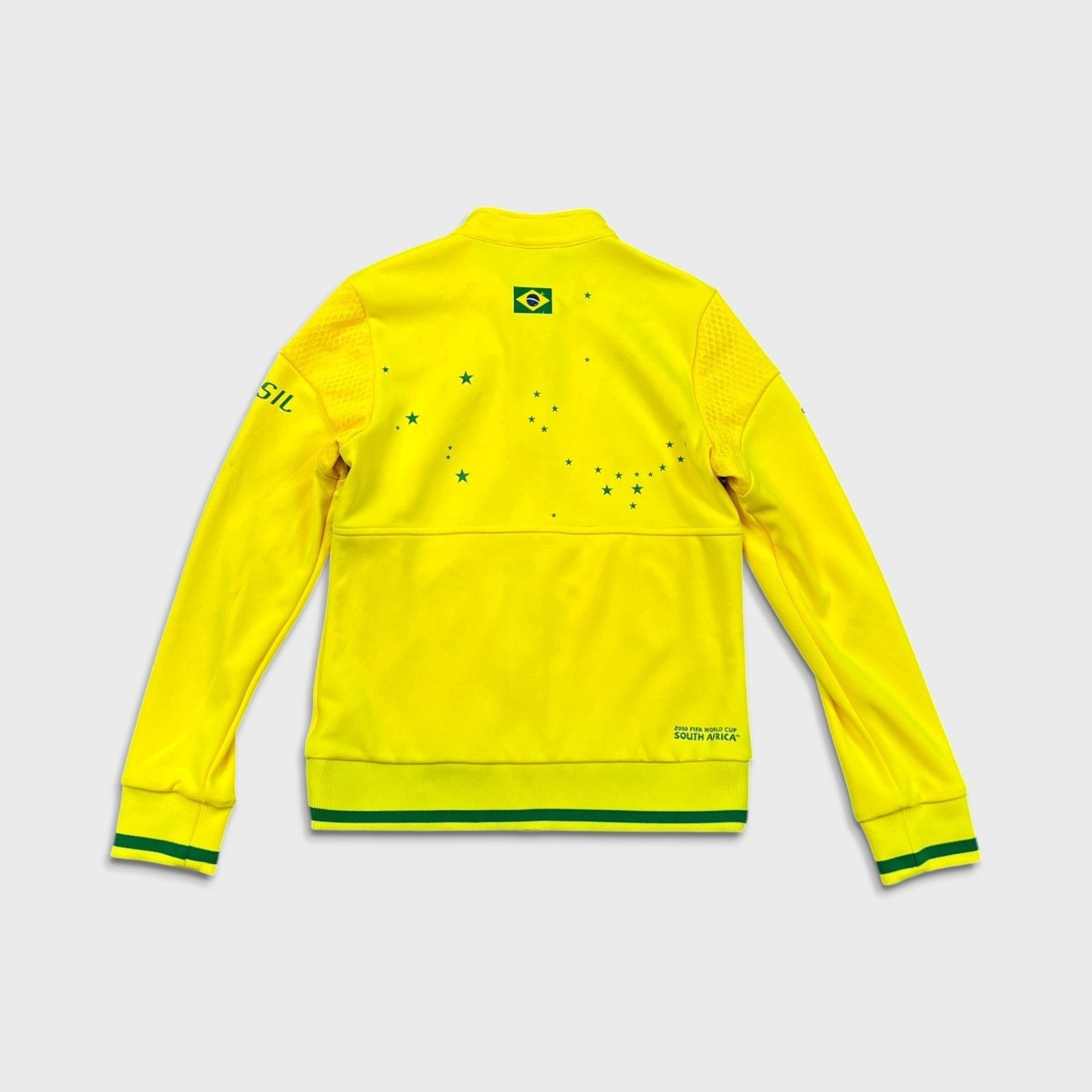 Adidas 2010 Adidas Brazil Track Jacket Medium South Africa FIFA Size US M / EU 48-50 / 2 - 5 Thumbnail