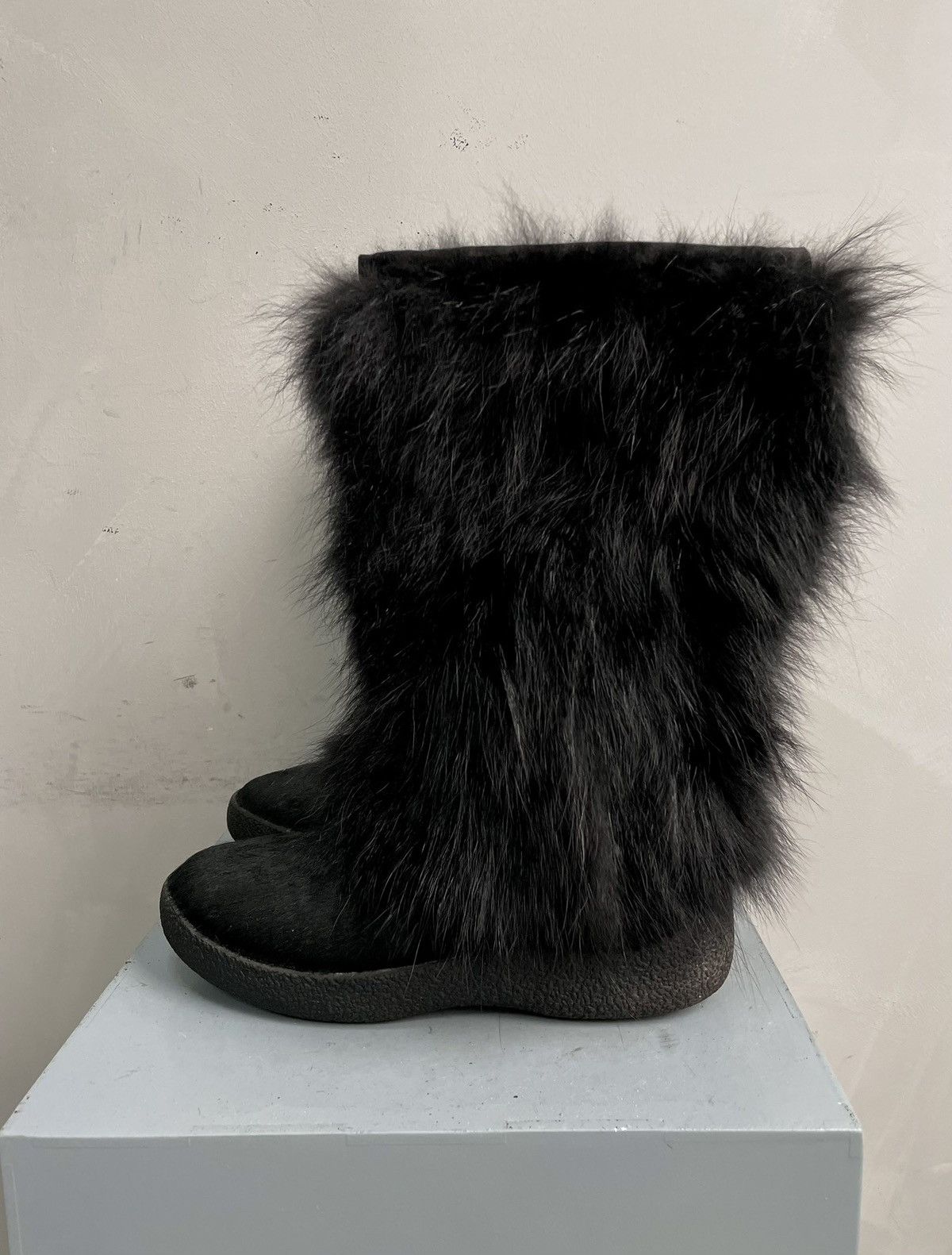 Rick Owens If six was nine style real fur opium boots Size US 6 / IT 36 - 7 Thumbnail