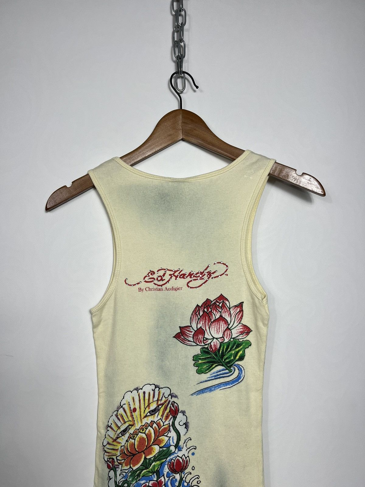 Ed Hardy Vintage Ed Hardy by Christian Audigier Slim Fit Tank Top Tee Size US M / EU 48-50 / 2 - 8 Thumbnail