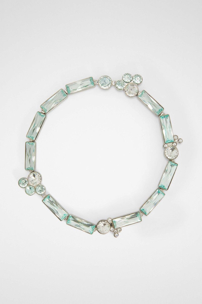 Jil Sander o1loc1c0426 Size:OS/Necklace in Silver/Light Blue Size ONE SIZE - 1 Thumbnail