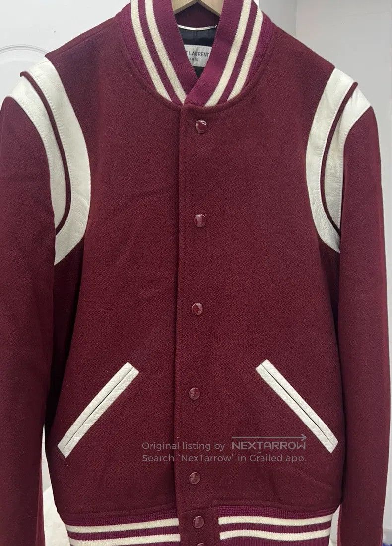 Saint Laurent Paris Saint Laurent Paris Baseball Jacket Size US S / EU 44-46 / 1 - 1 Thumbnail