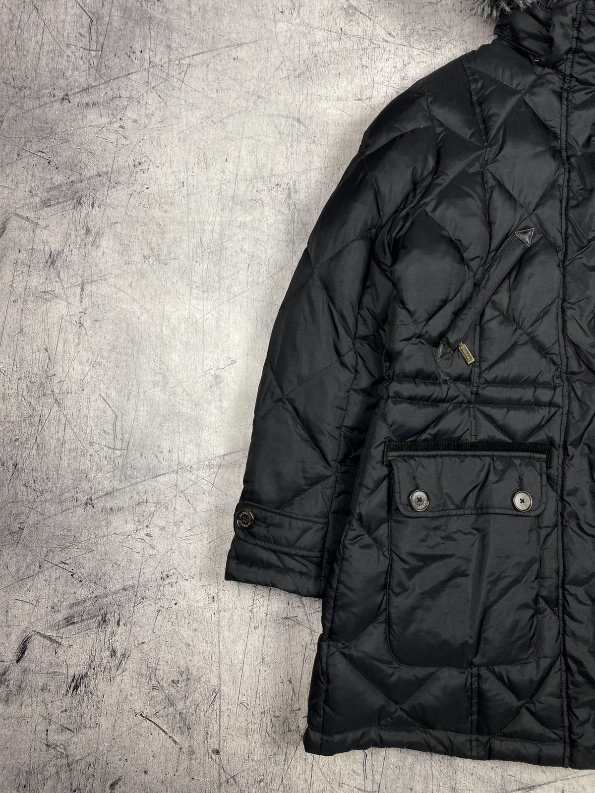 Barbour Barbour Bowfell Down Parka Fur Hood Quilted Coat Women’s M Size M / US 6-8 / IT 42-44 - 3 Thumbnail