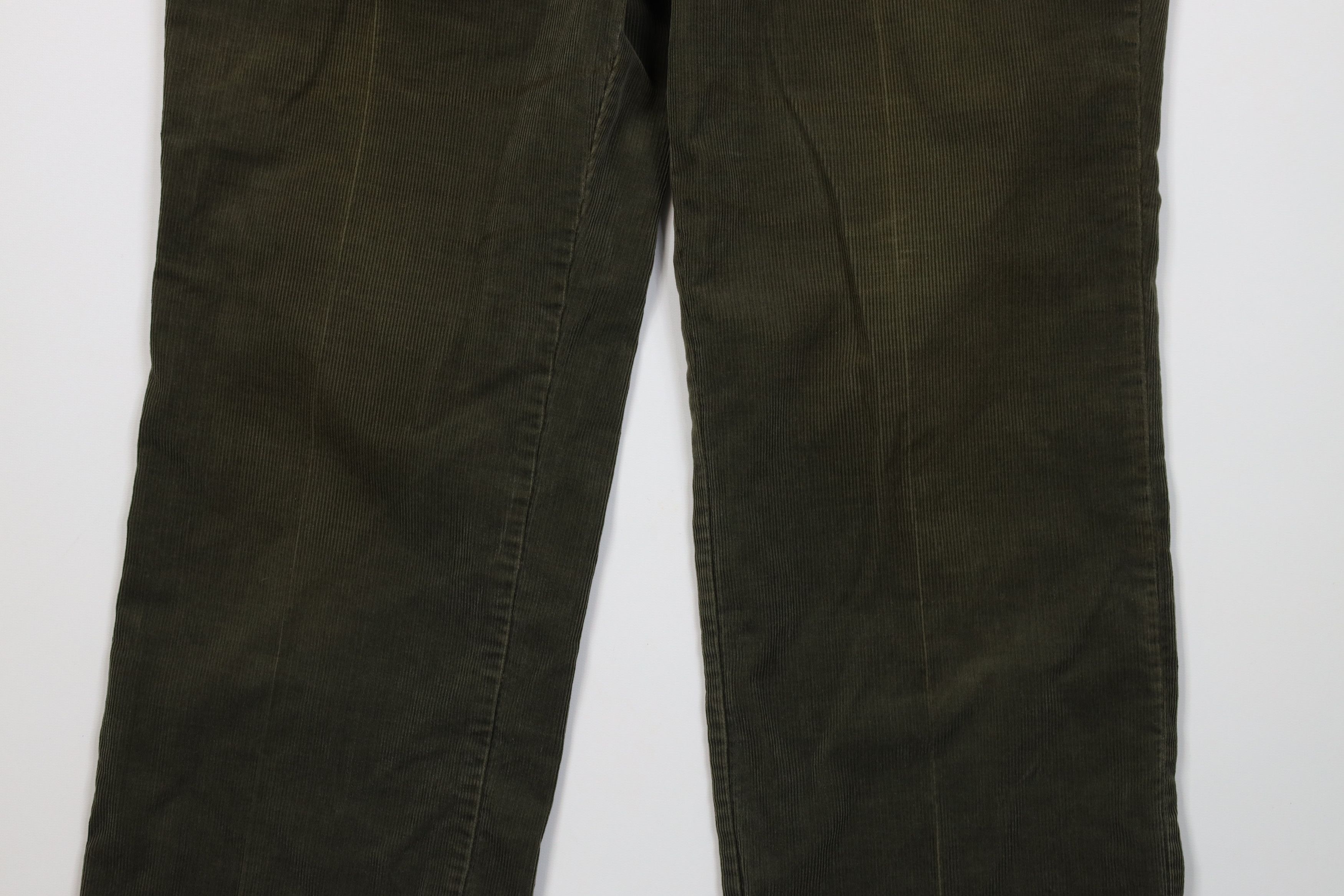 Vintage Vintage 70s Big Mac Flared Wide Leg Corduroy Pants Green USA Size US 36 / EU 52 - 3 Thumbnail