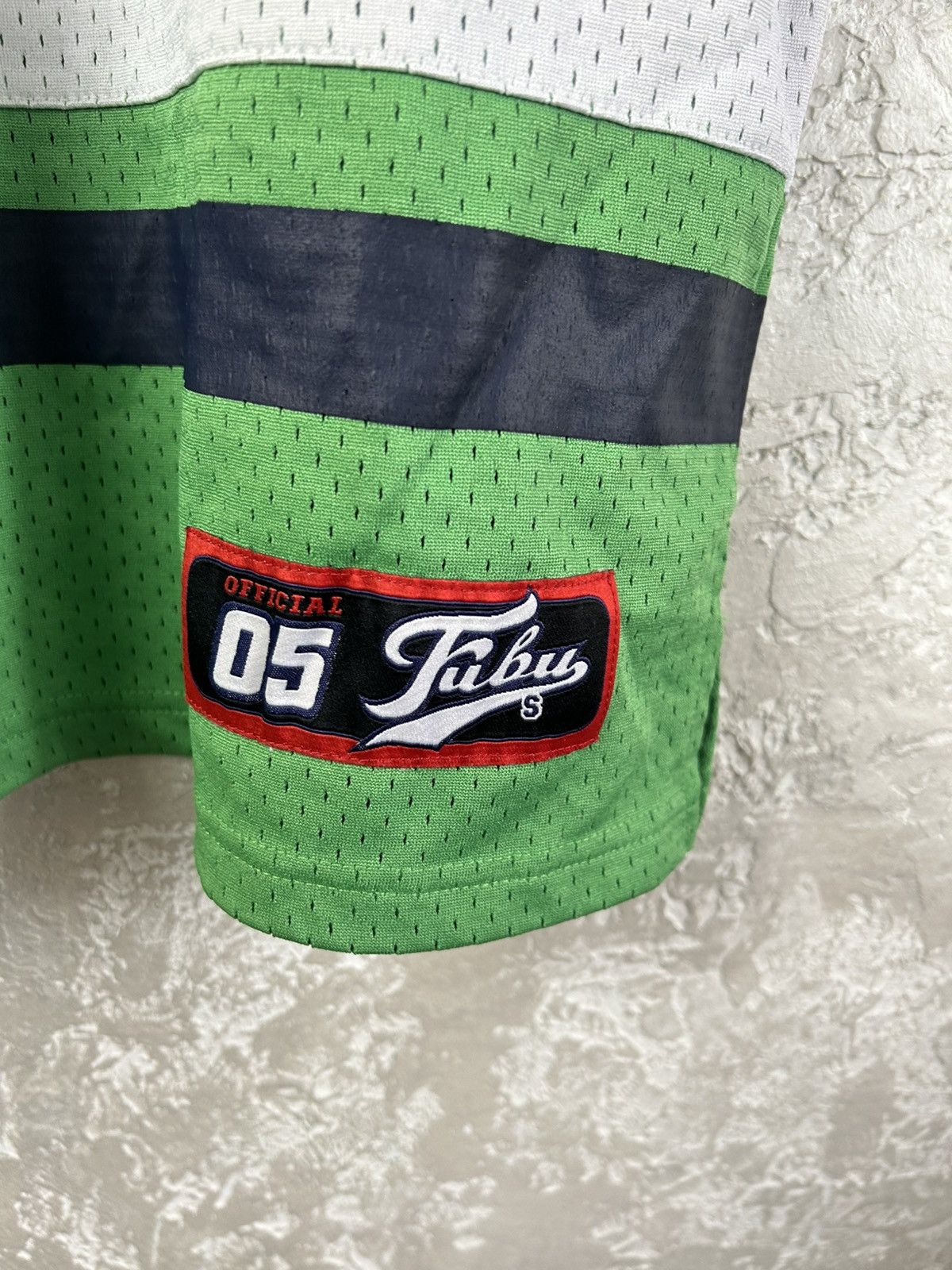 Fubu Vintage 90s Fubu 05 Rap Jersey Y2K T- 3 Shirt Green Size US S / EU 44-46 / 1 - 6 Thumbnail
