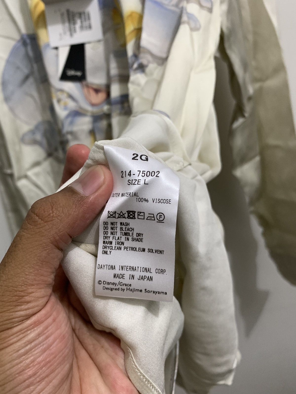 Japanese Brand Rare 2G x Sorayama x Disney Shirts Size US XL / EU 56 / 4 - 7 Thumbnail