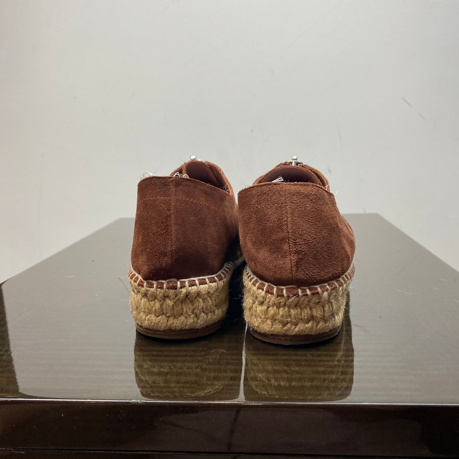 Alexander Wang Alexander Wang Devon Front Zip Suede Espadrille Women's 41 Size US 11 / IT 41 - 4 Thumbnail