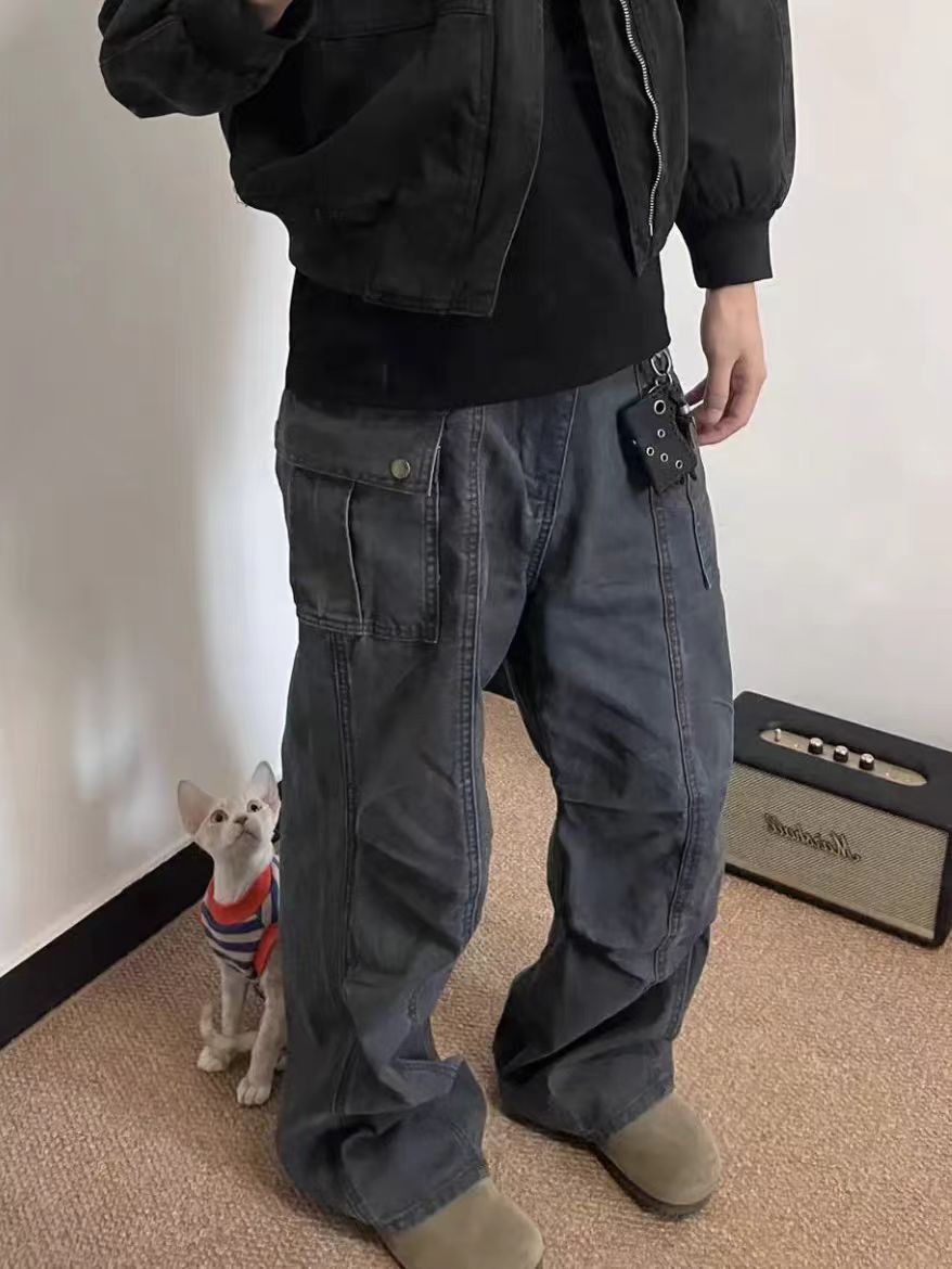Jean Casual Workwear Pocket Pants Size US 30 / EU 46 - 6 Thumbnail