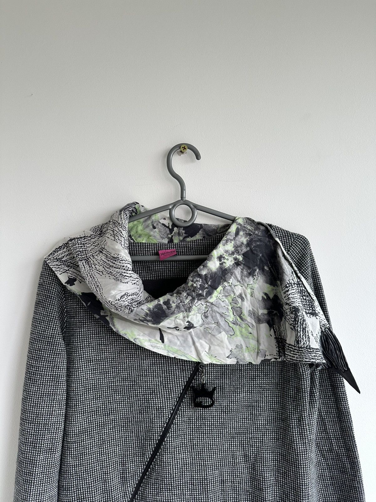 Other Save The Queen Houndstooh Wool Dress Long Sleeve Size M Grey Size M / US 6-8 / IT 42-44 - 4 Thumbnail