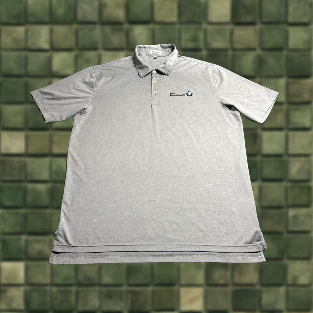 Peter Millar Peter Millar Polo Shirt Men XL Gray Golf Performance Stretch Championship Size US XL / EU 56 / 4 - 1 Thumbnail