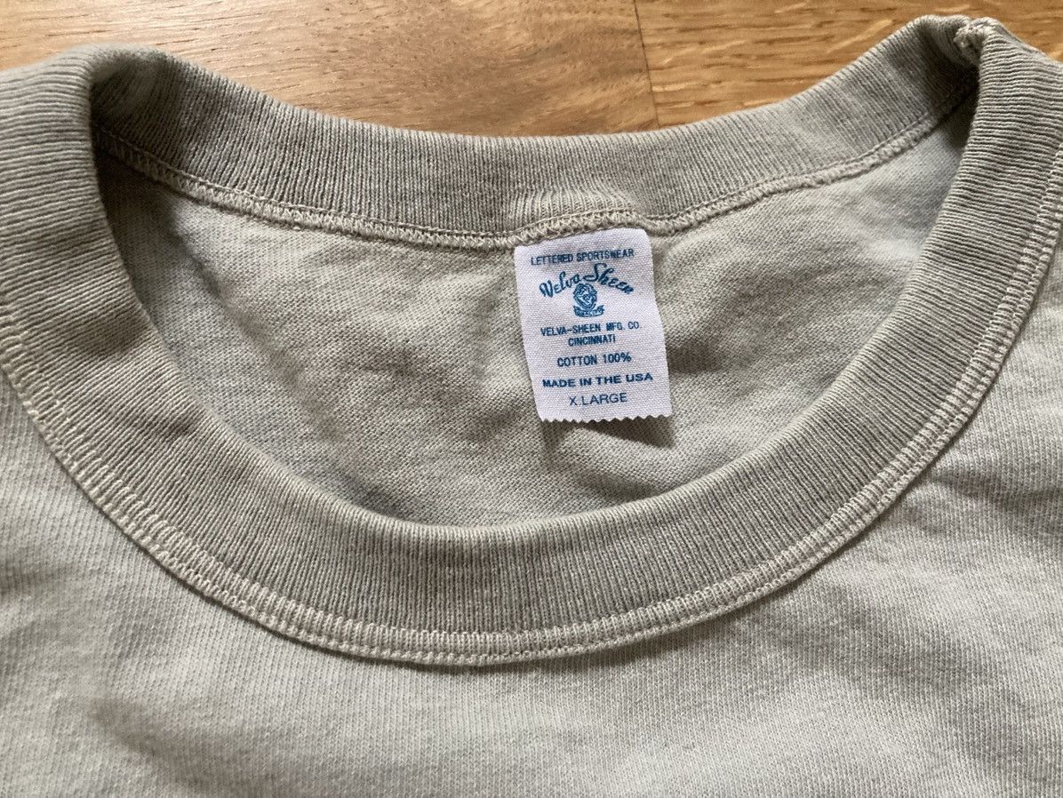 Velva Sheen Velva Sheen Pigment Dyed Crew Pocket Tee in Grey Size US XL / EU 56 / 4 - 3 Thumbnail