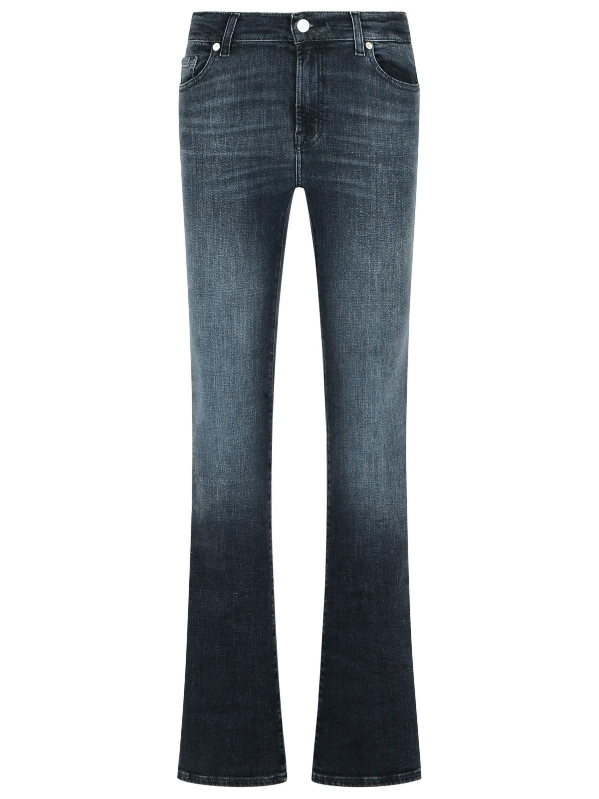 7 For All Mankind 7 FOR ALL MANKIND 'Bootcut' Black Cotton Jeans Size 29" - 1 Thumbnail