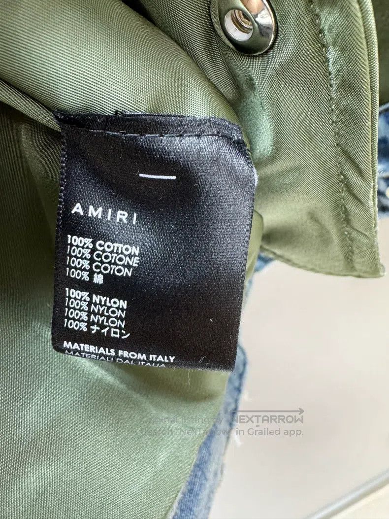 Amiri Amiri Double-Sided Insulated Denim Jacket Size US L / EU 52-54 / 3 - 8 Thumbnail