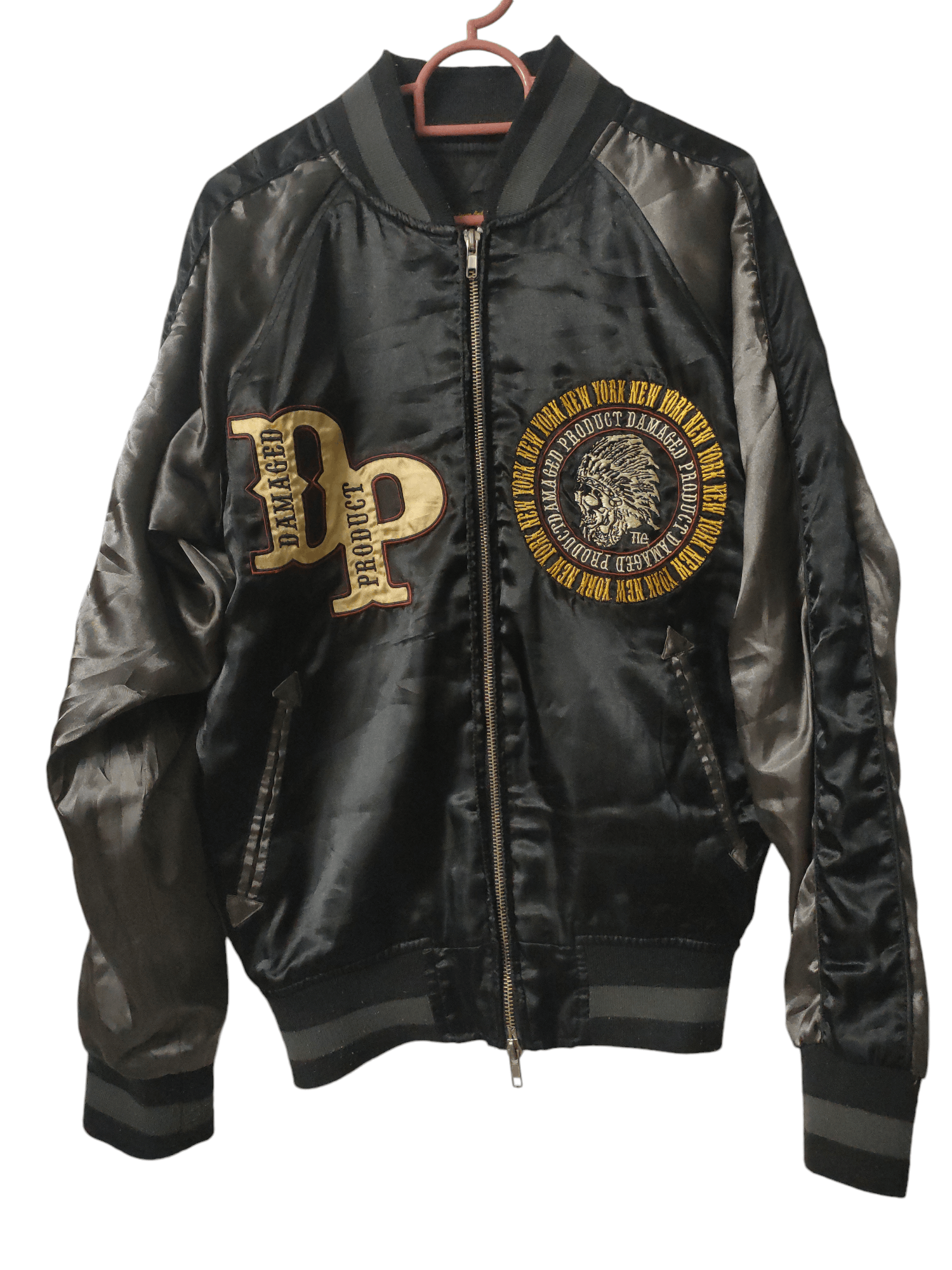 If Six Was Nine Varsity Jacket Embroidery "This Was A Damage Products " Size US M / EU 48-50 / 2 - 2 Thumbnail