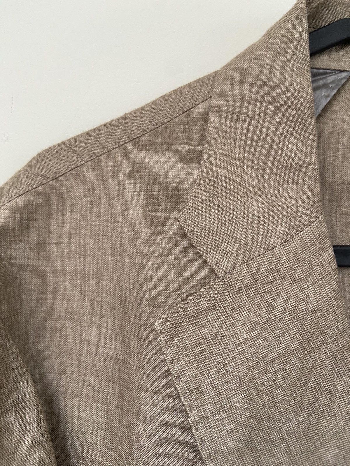 Loro Piana Loro Piana Two-Button Rain System Unstructured Linen Blazer Size 54L - 6 Thumbnail