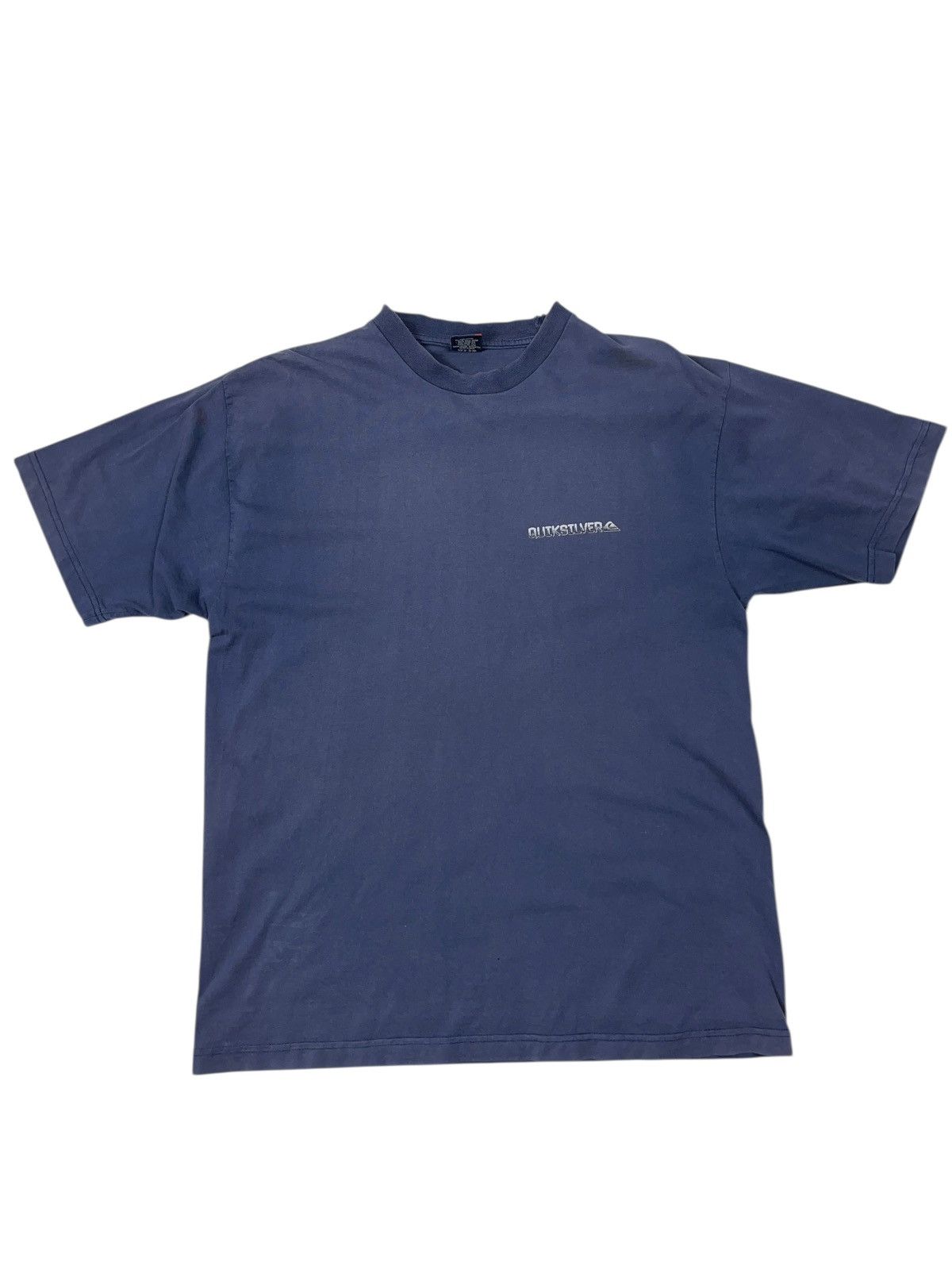 Quiksilver Vintage 90s Quiksilver Big Logo Faded T-shirt Surfing Size US L / EU 52-54 / 3 - 2 Thumbnail