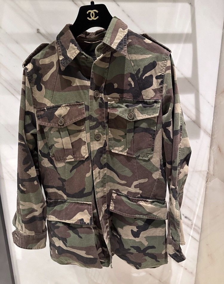 Saint Laurent Paris Saint Laurent camouflage military uniform Grailed