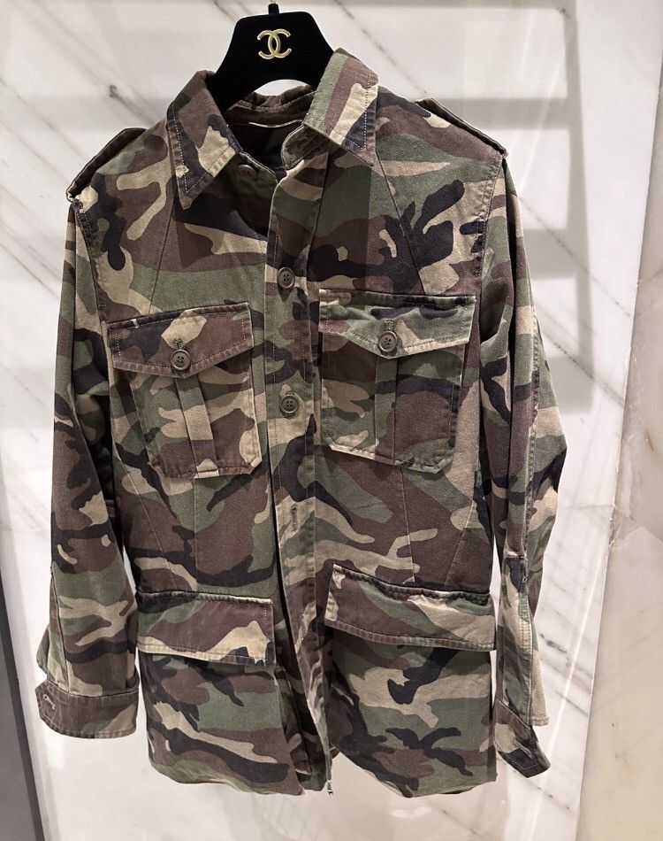 Saint Laurent Paris Saint Laurent camouflage military uniform | Grailed