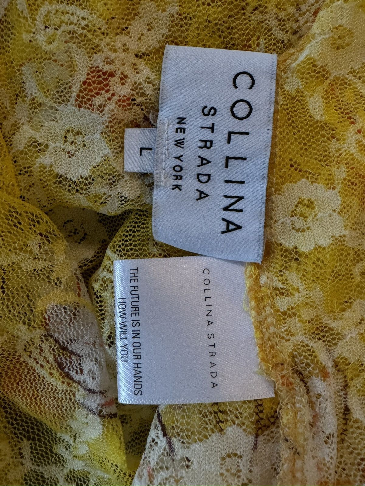Collina Strada Daisy Lace Nova Top Size L / US 10 / IT 46 - 3 Thumbnail