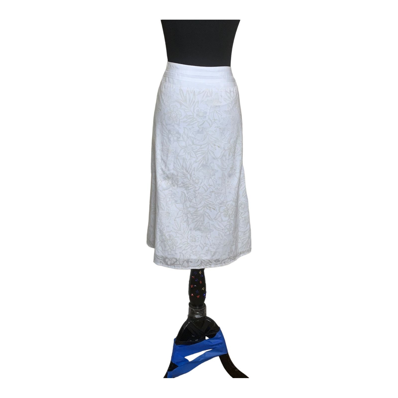 Croft & Barrow Croft & Barrow floral A lined lined midi skirt size size 12 Size 34" / US 12 / IT 48 - 1 Thumbnail