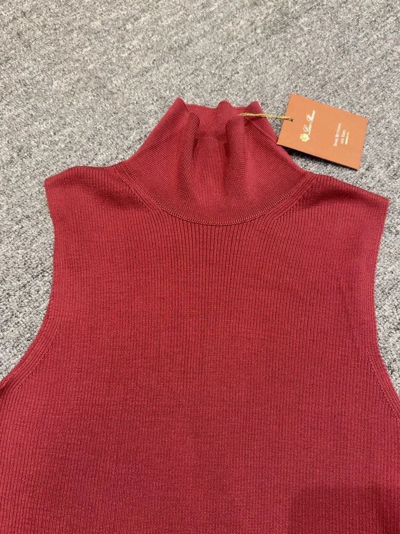 Loro Piana Loro piana High collar silk vest Size L / US 10 / IT 46 - 2 Thumbnail