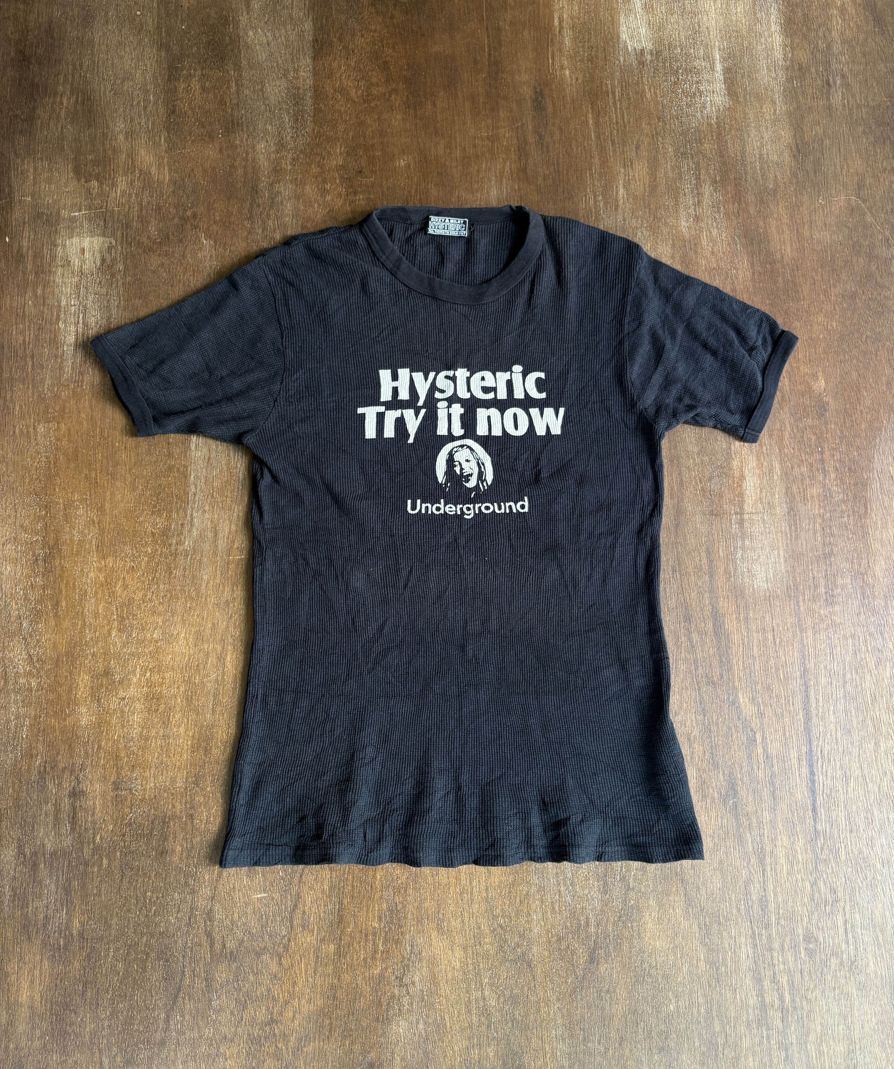Hysteric Glamour Dizzy & Milky HYSTERIC "Try It Now" Graphic Tee Black L Size US L / EU 52-54 / 3 - 1 Thumbnail