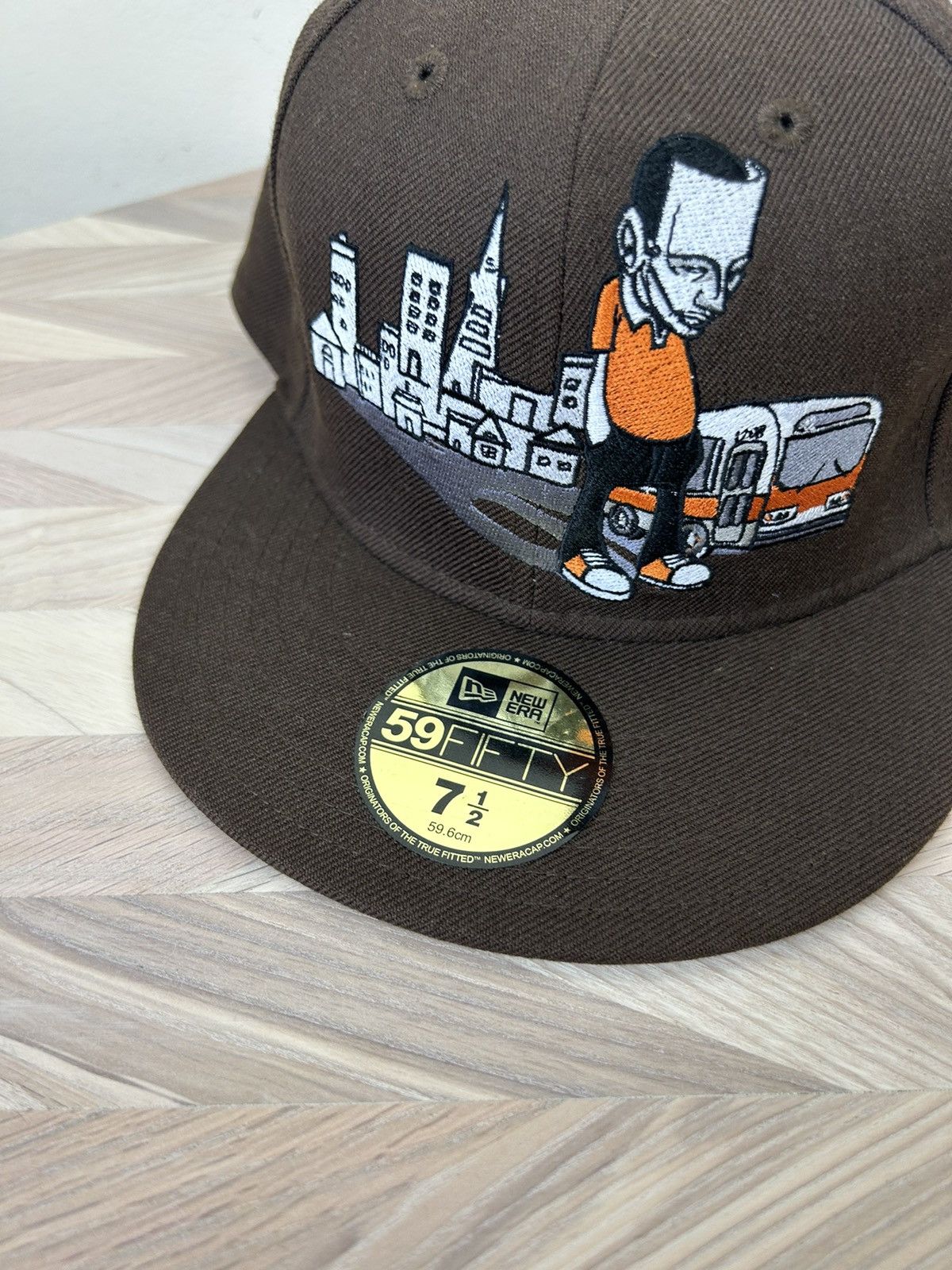 Hat Club × MyFitteds × New Era Rare Sam Flores Upper Playground BART 59fifty New Era Fitted Size ONE SIZE - 2 Thumbnail