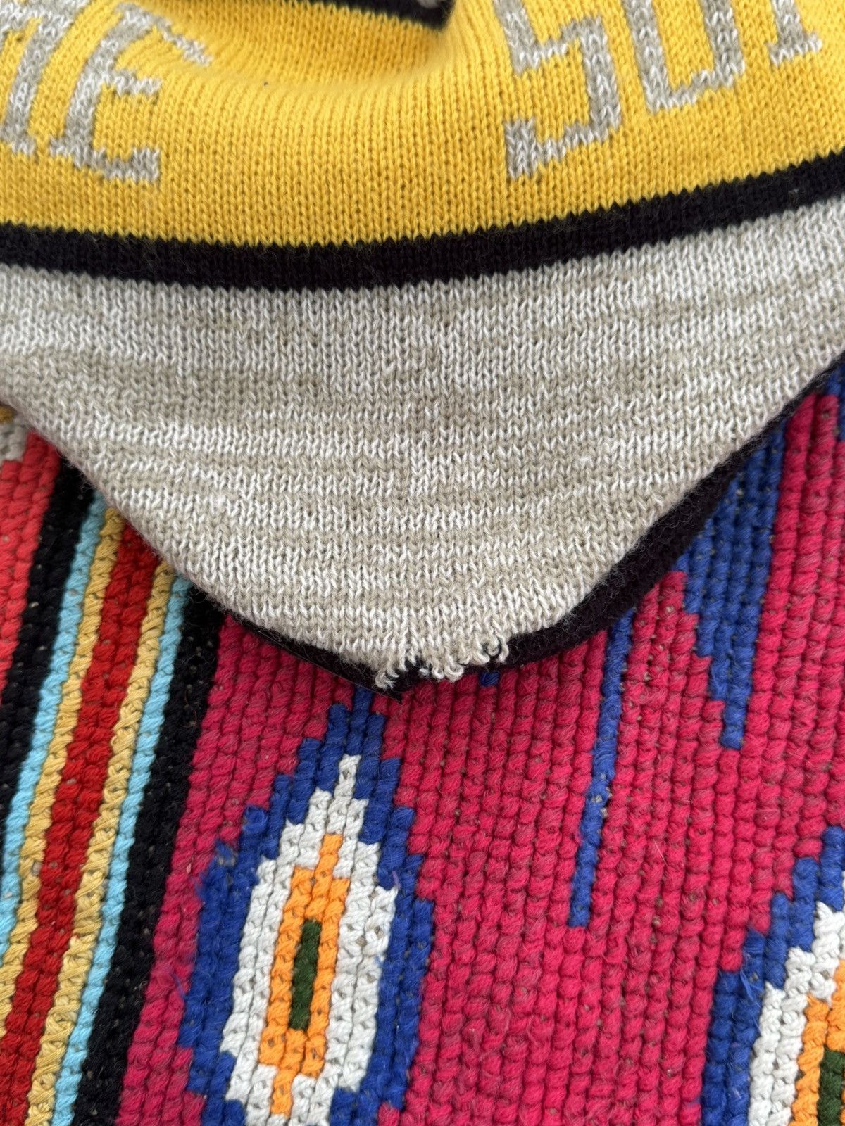 Supreme Supreme Logo Heathered Earflap Beanie Size ONE SIZE - 6 Thumbnail