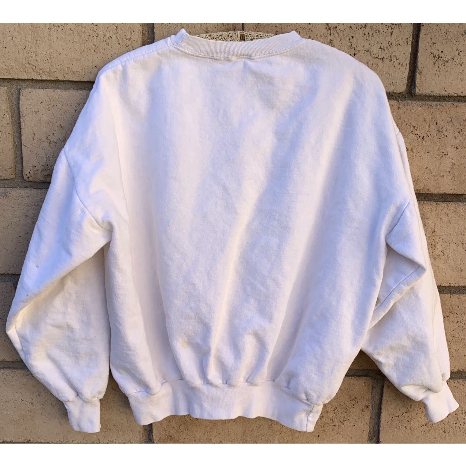 Vintage VINTAGE Frankfurt Germany Sweatshirt Raco Sports Wear Cotton Size XL White Graphic Print Men Pullover Crew Neck Long Sleeve Sports Theme Size US XL / EU 56 / 4 - 4 Thumbnail